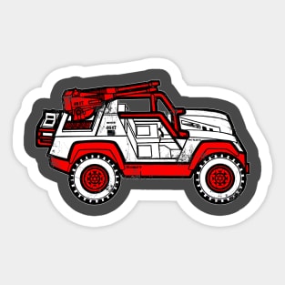 GI JOE VAMP (Distressed Red) Sticker